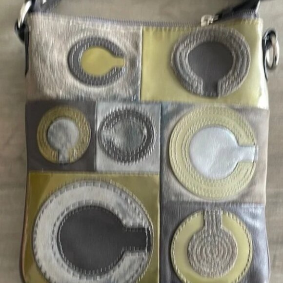 EUC Coach Patchwork Crossbody Bag - Picture 2 of 8
